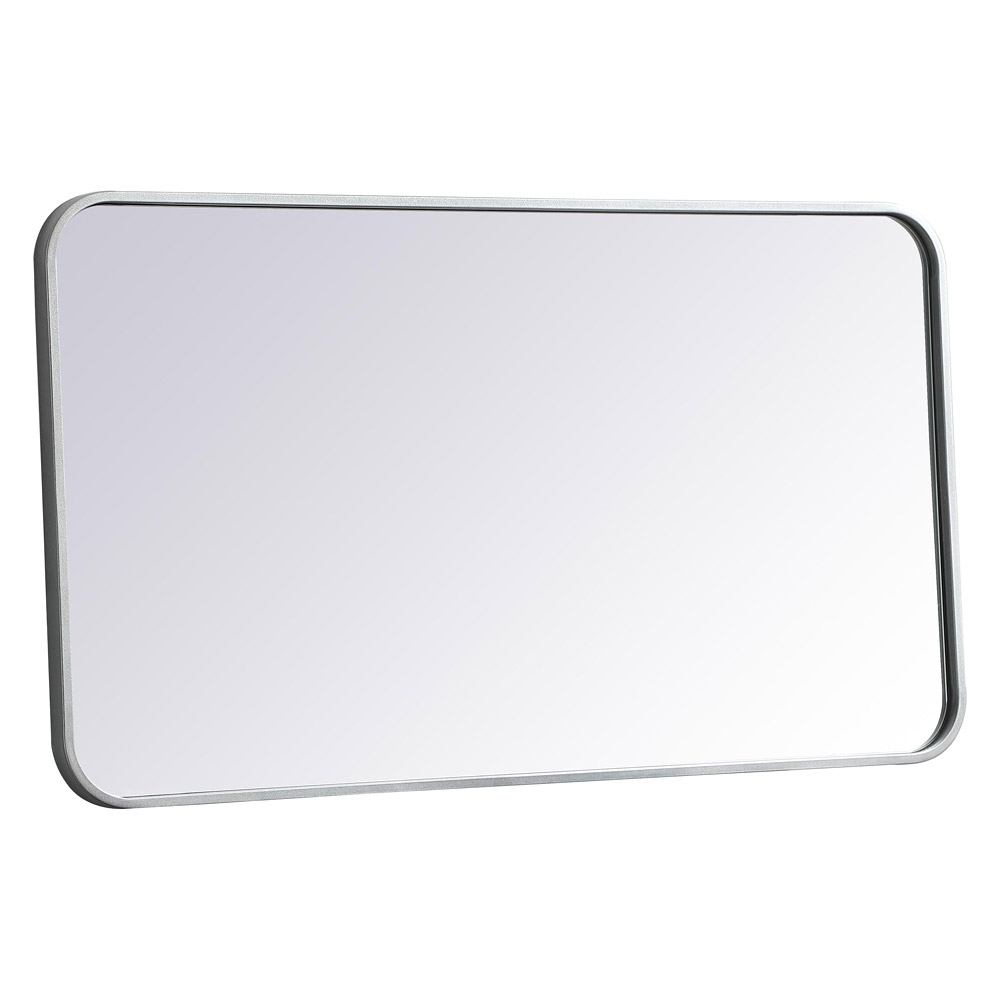 Elegant Wall Mirror - Silver, L 36" (MR802036S)