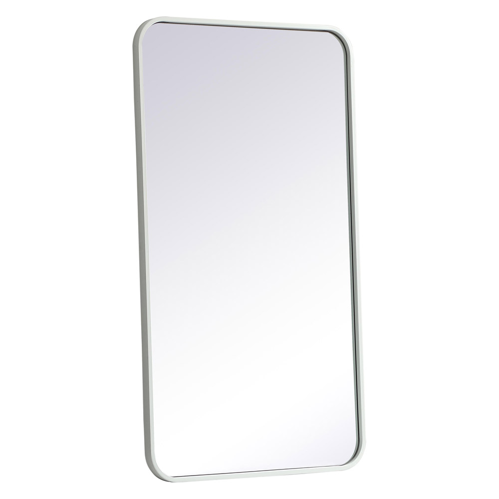 Elegant Wall Mirror - White, L 36" (MR802036WH)