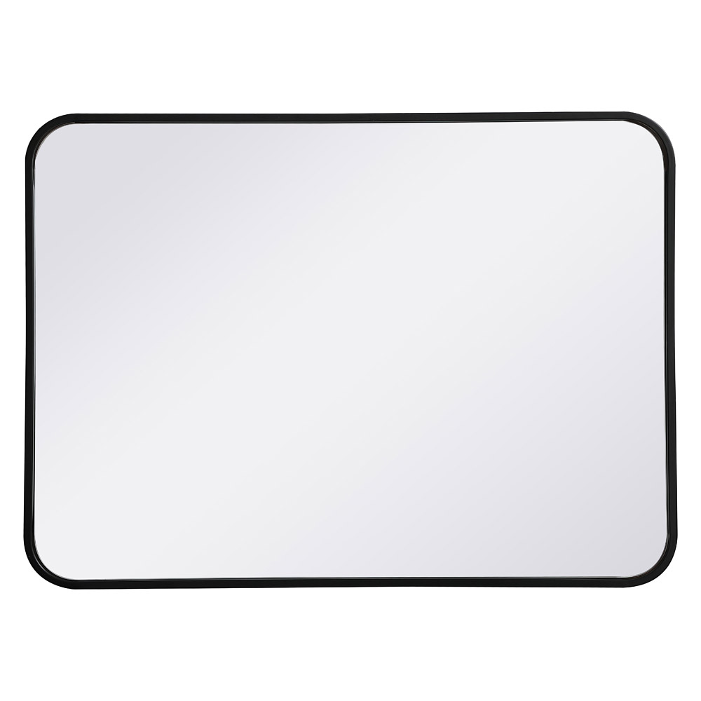 Elegant Wall Mirror - Black, L 30" (MR802230BK)