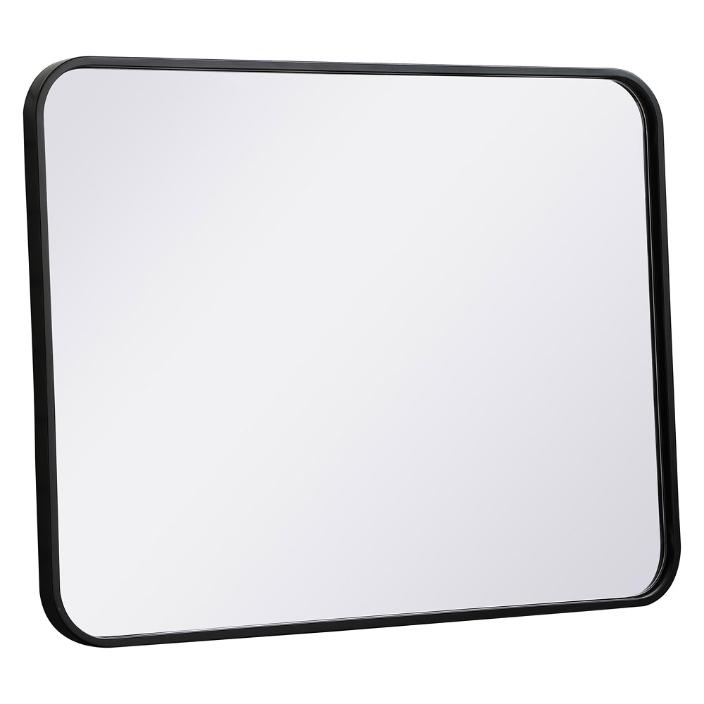 Elegant Wall Mirror - Black, L 30" (MR802230BK)