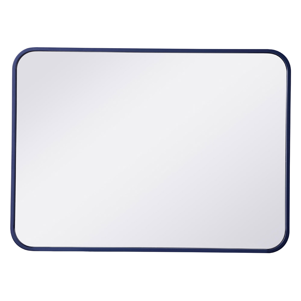 Elegant Wall Mirror - Blue, L 30" (MR802230BL)