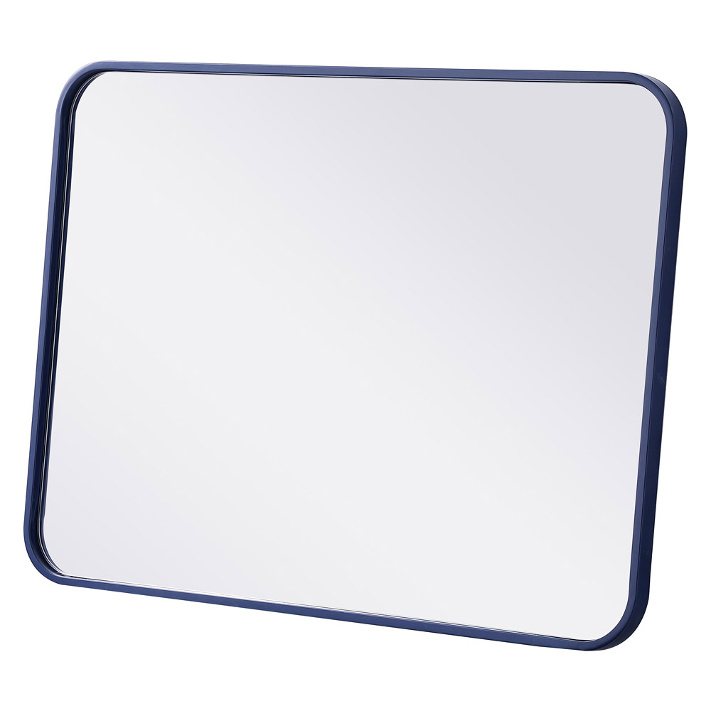 Elegant Wall Mirror - Blue, L 30" (MR802230BL)