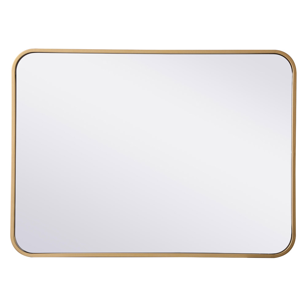 Elegant Wall Mirror - Brass, L 30" (MR802230BR)