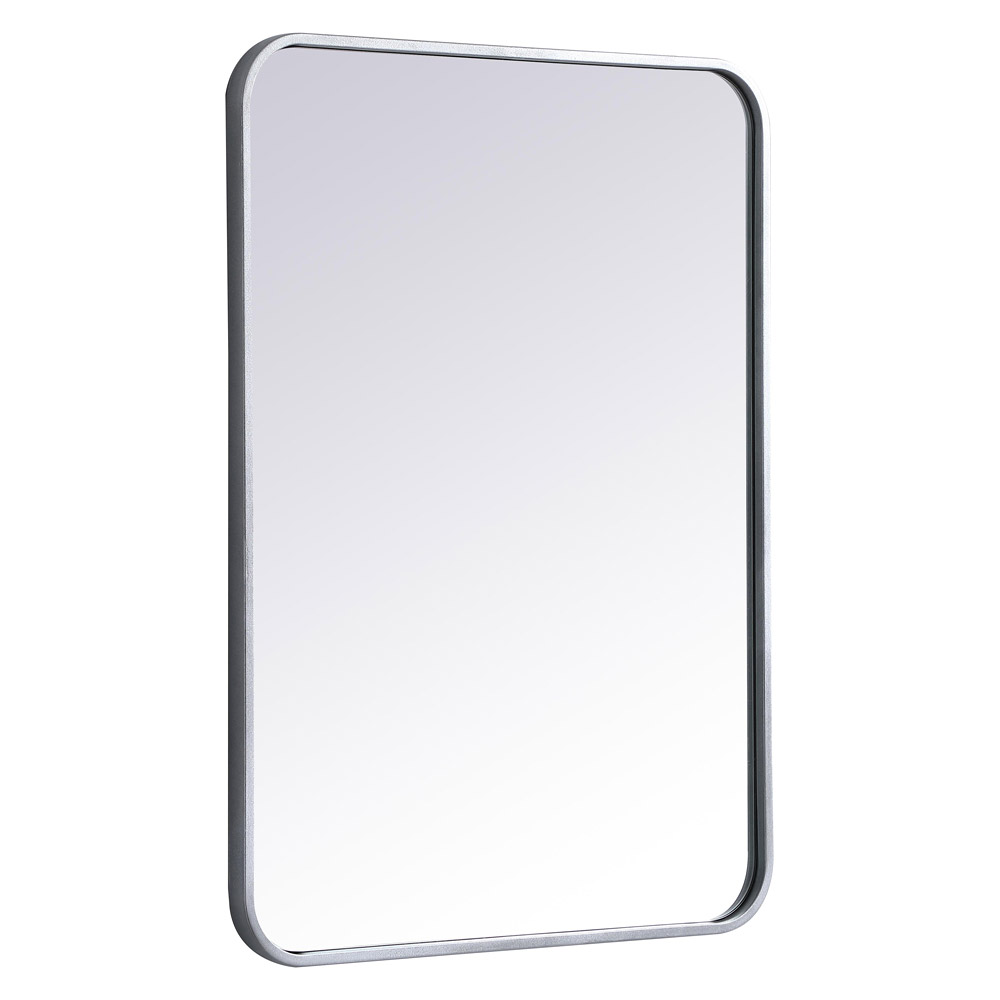 Elegant Wall Mirror - Silver, L 30" (MR802230S)