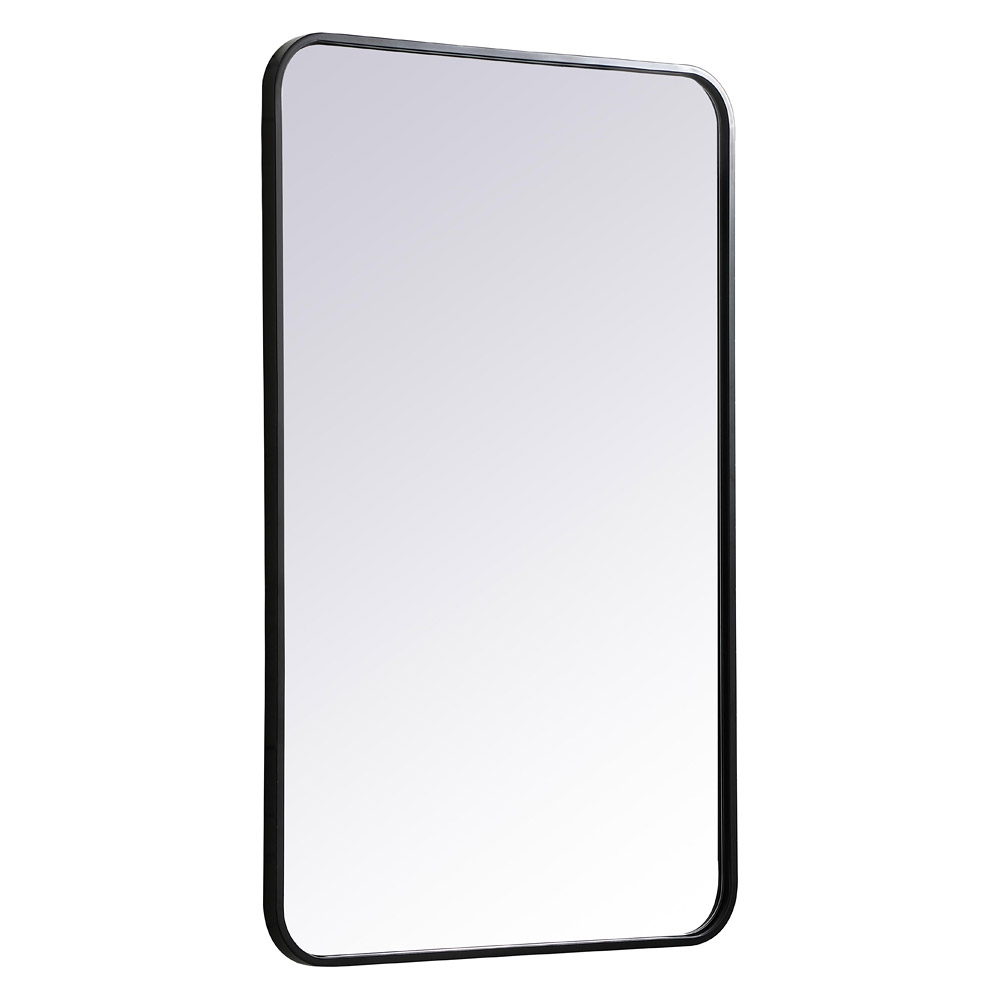 Elegant Wall Mirror - Black, L 36" (MR802236BK)