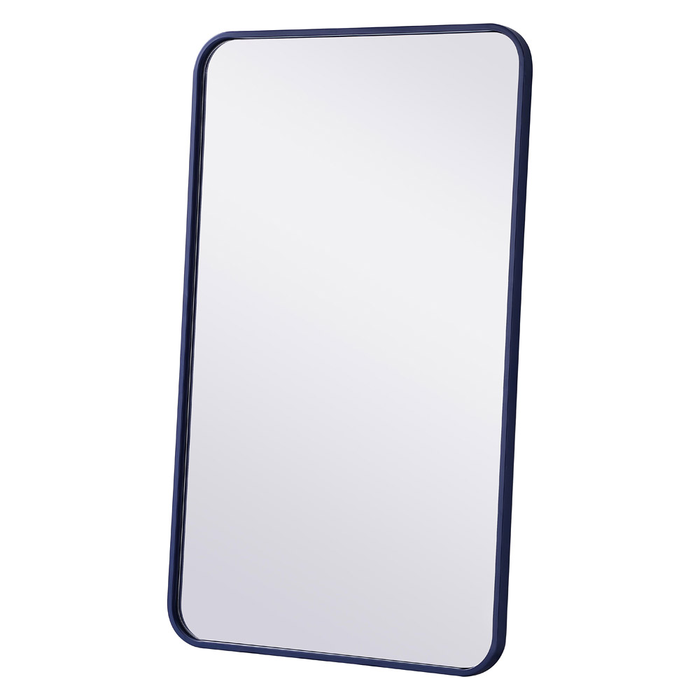 Elegant Wall Mirror - Blue, L 36" (MR802236BL)