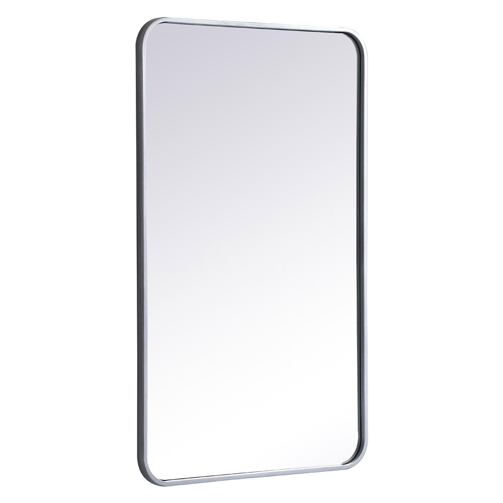 Elegant Wall Mirror - Silver, L 36" (MR802236S)