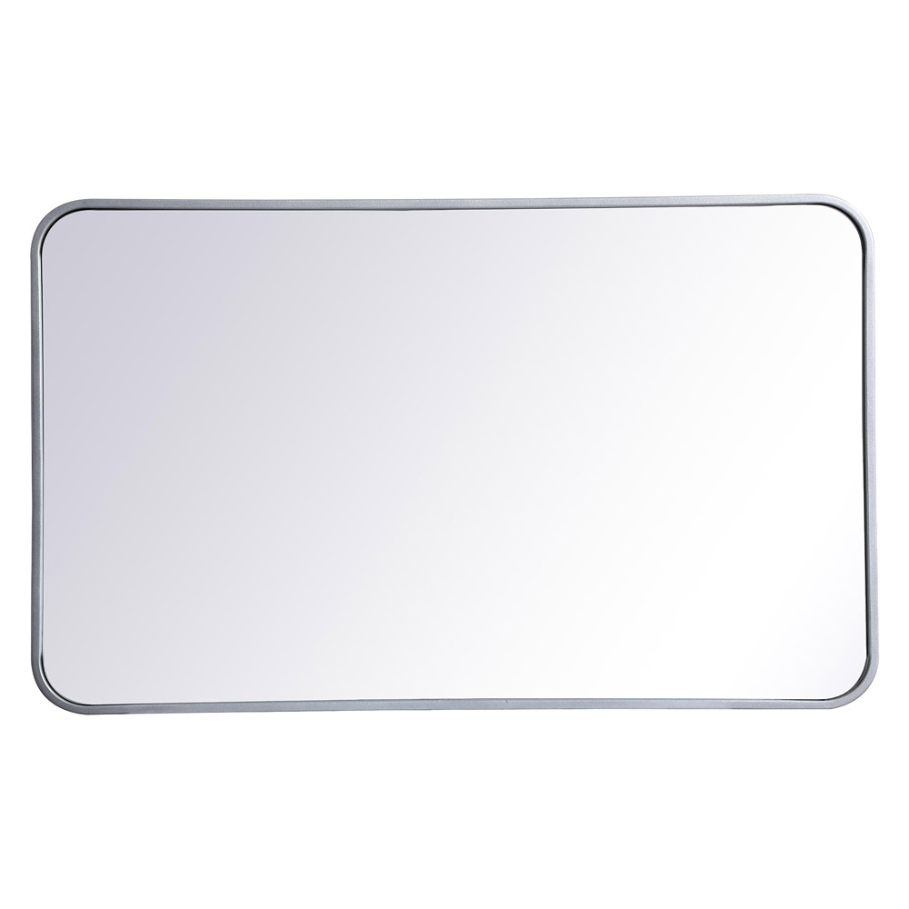 Elegant Wall Mirror - Silver, L 36" (MR802236S)