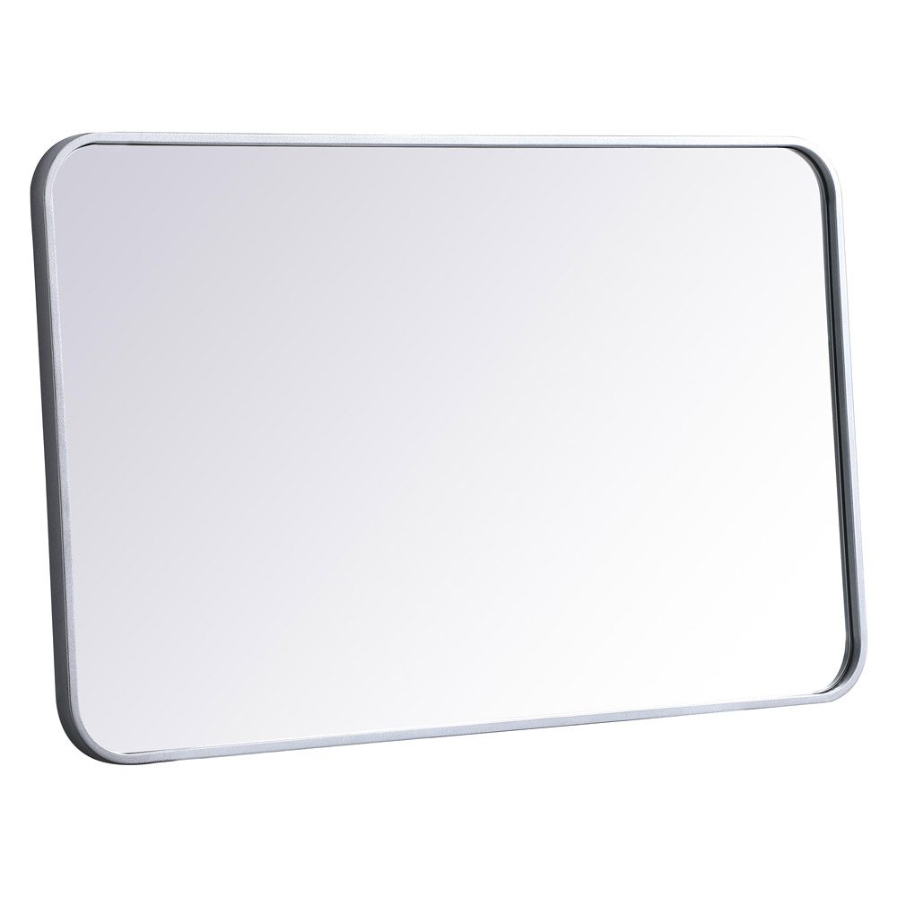 Elegant Wall Mirror - Silver, L 36" (MR802236S)