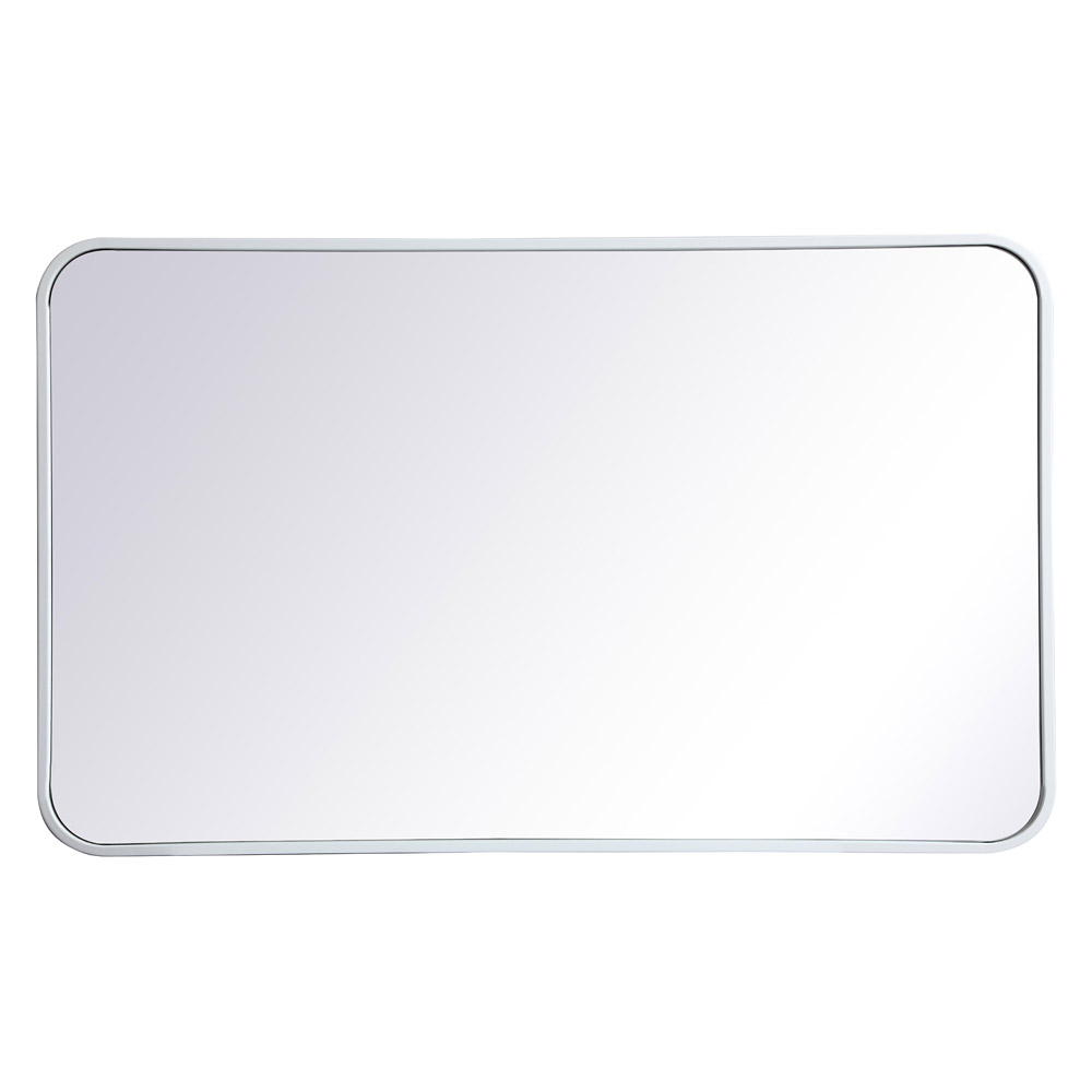 Elegant Wall Mirror - White, L 36" (MR802236WH)