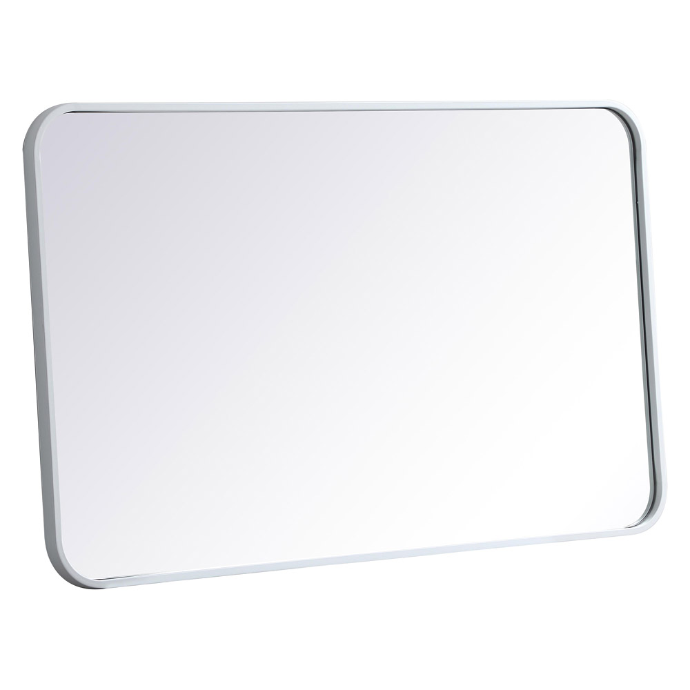 Elegant Wall Mirror - White, L 36" (MR802236WH)