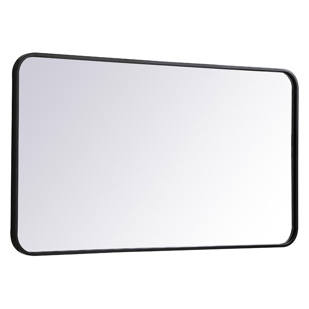 Elegant Wall Mirror - Black, L 40" (MR802240BK)