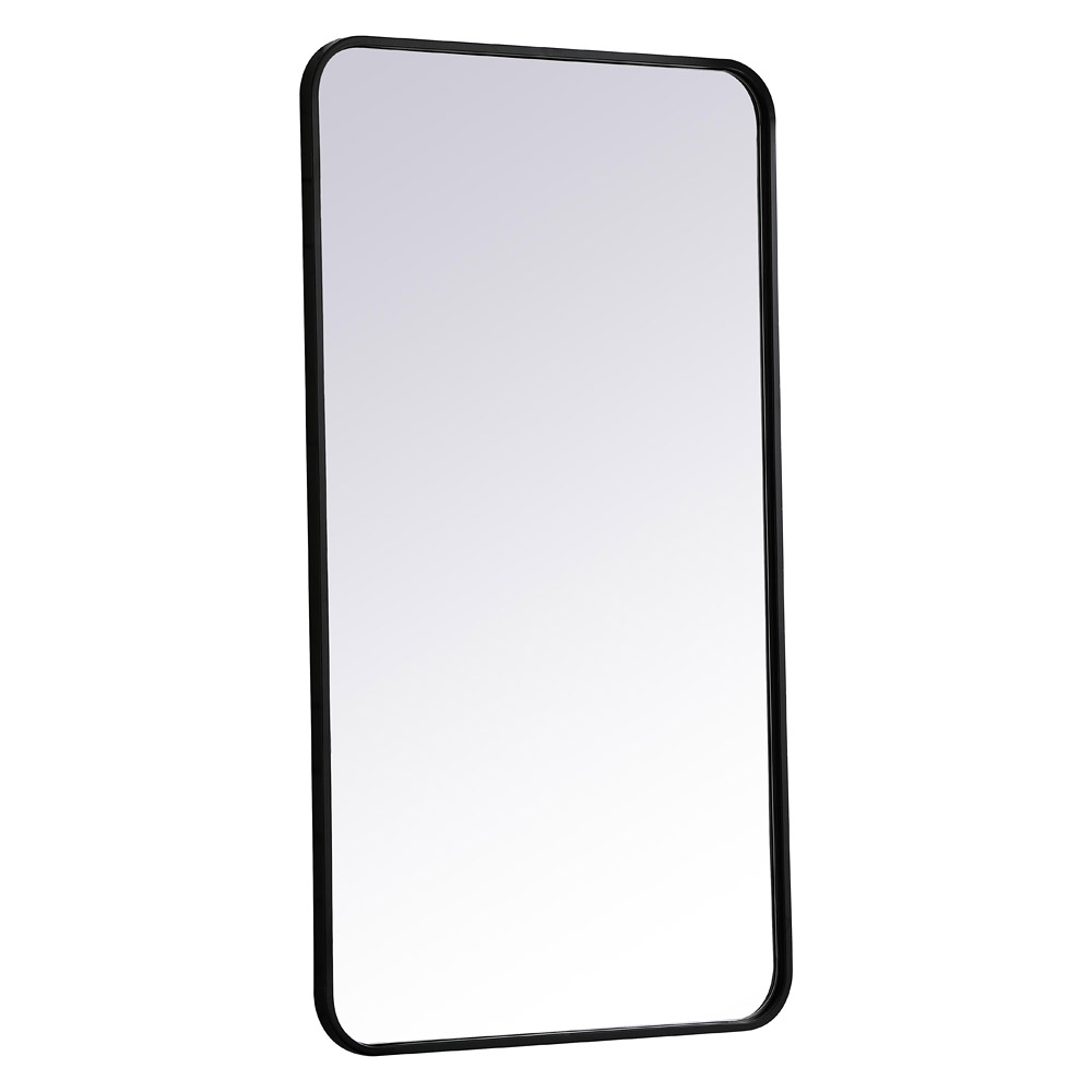 Elegant Wall Mirror - Black, L 40" (MR802240BK)