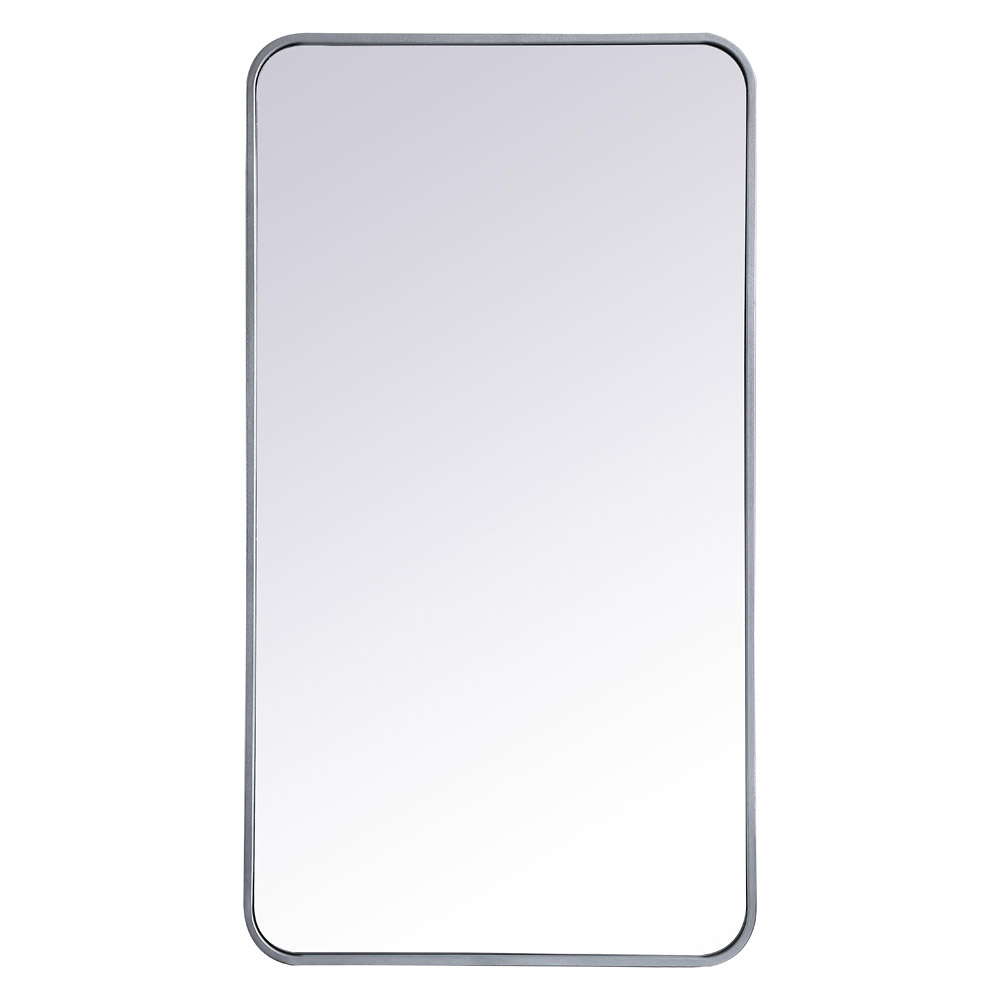 Elegant Wall Mirror - Silver, L 40" (MR802240S)