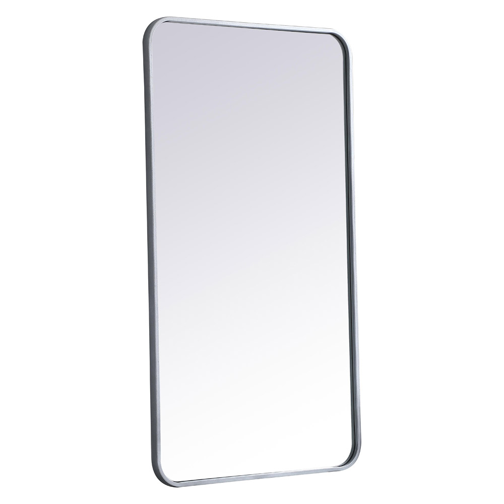 Elegant Wall Mirror - Silver, L 40" (MR802240S)