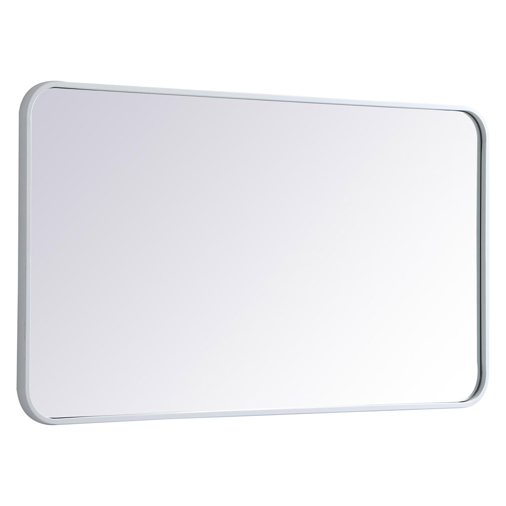 Elegant Wall Mirror - White, L 40" (MR802240WH)