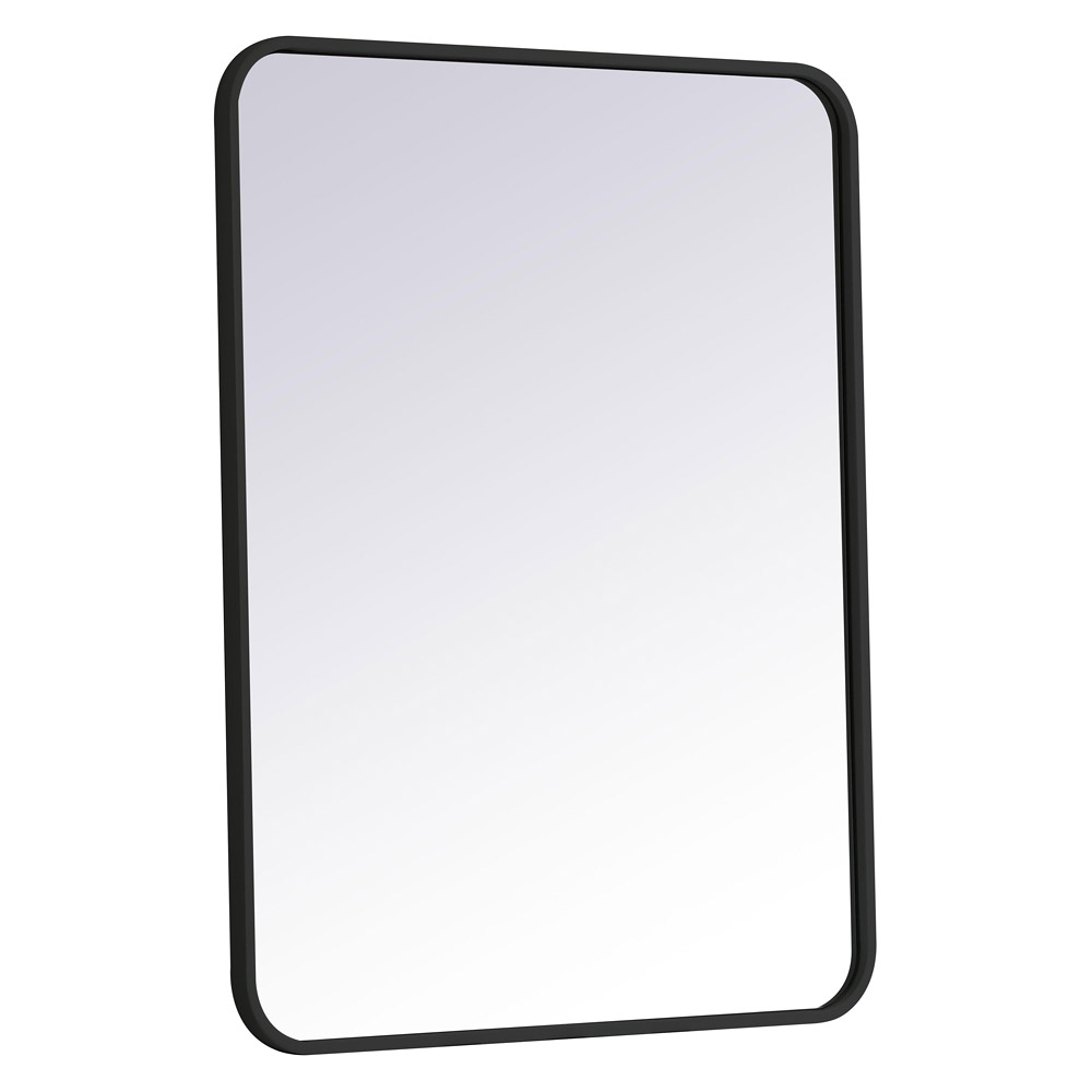 Elegant Wall Mirror - Black, L 32" (MR802432BK)