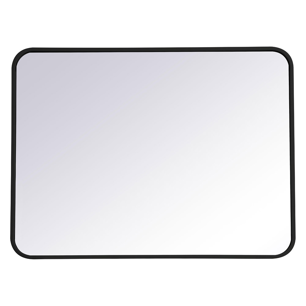 Elegant Wall Mirror - Black, L 32" (MR802432BK)