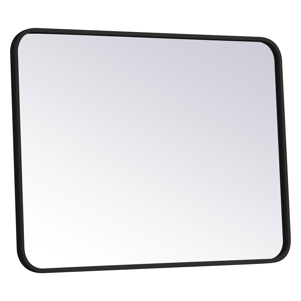 Elegant Wall Mirror - Black, L 32" (MR802432BK)