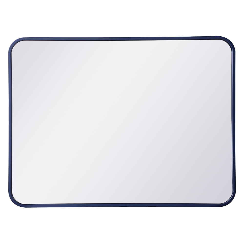 Elegant Wall Mirror - Blue, L 32" (MR802432BL)