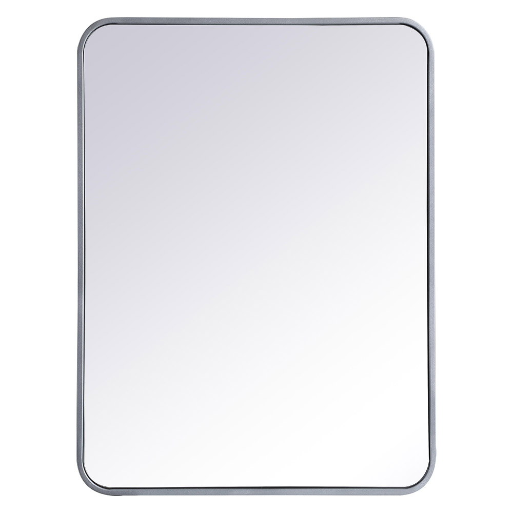 Elegant Wall Mirror - Silver, L 32" (MR802432S)