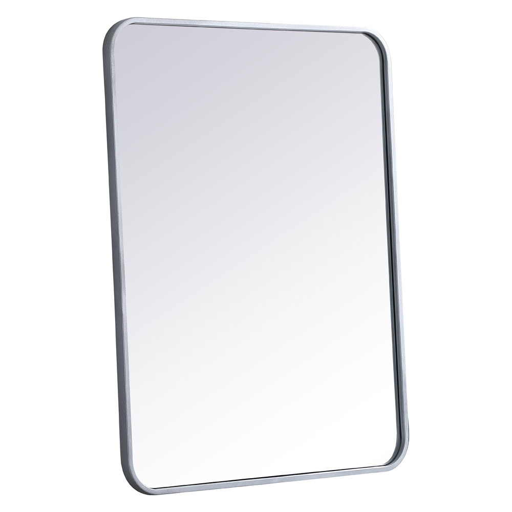 Elegant Wall Mirror - Silver, L 32" (MR802432S)