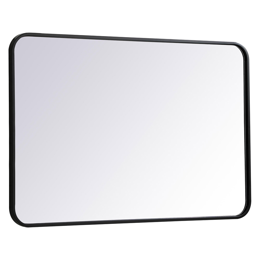 Elegant Wall Mirror - Black, L 36" (MR802436BK)