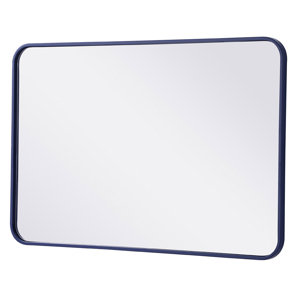 Elegant Wall Mirror - Blue, L 36" (MR802436BL)