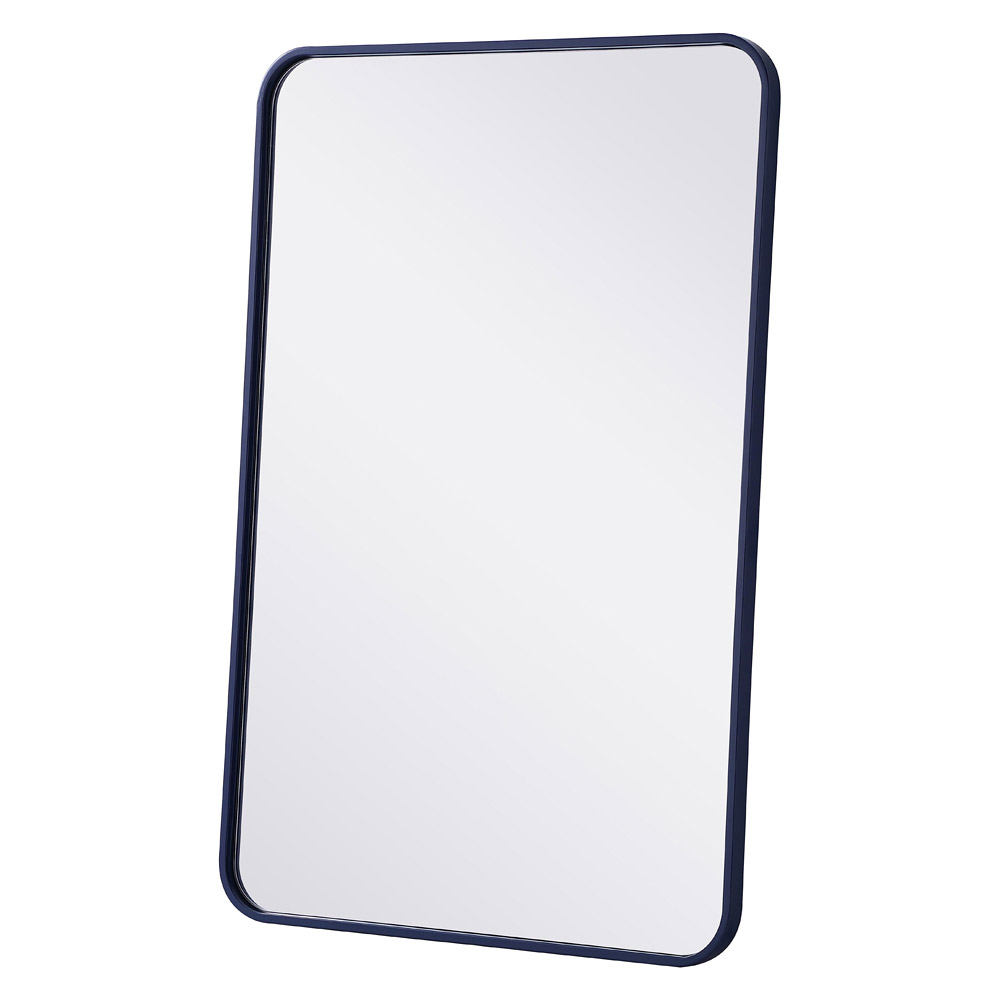 Elegant Wall Mirror - Blue, L 36" (MR802436BL)