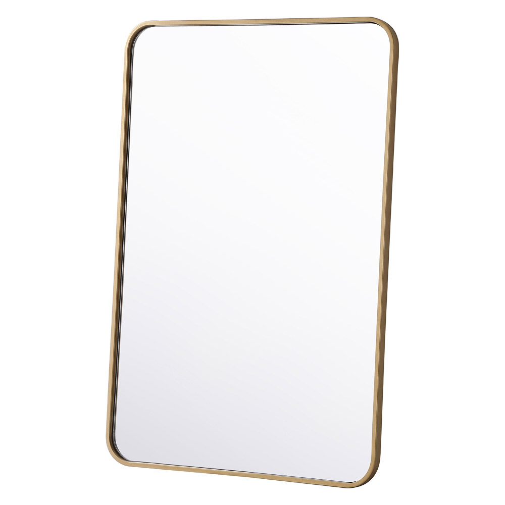 Elegant Wall Mirror - Brass, L 36" (MR802436BR)