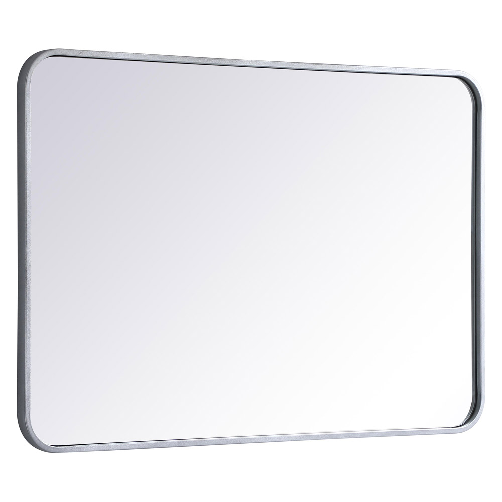 Elegant Wall Mirror - Silver, L 36" (MR802436S)