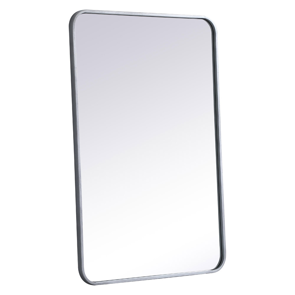 Elegant Wall Mirror - Silver, L 36" (MR802436S)