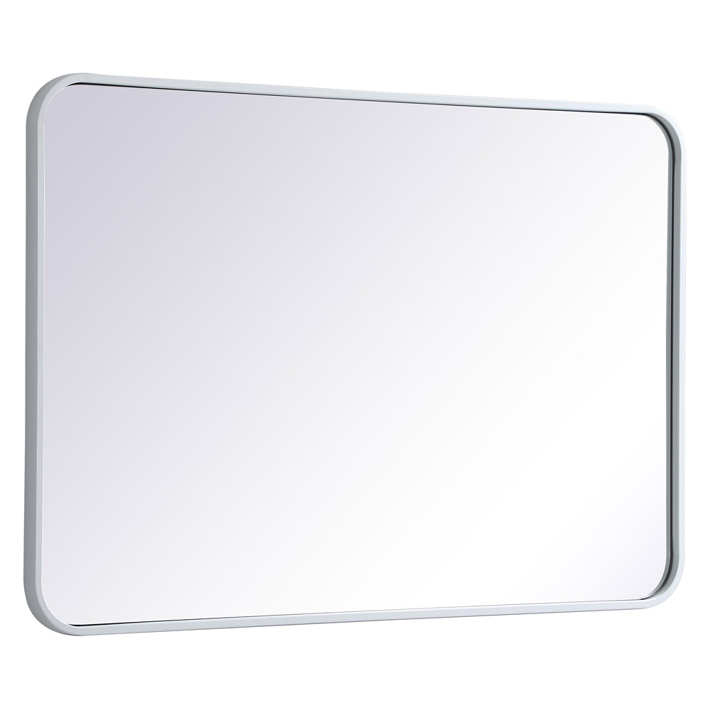 Elegant Wall Mirror - White, L 36" (MR802436WH)