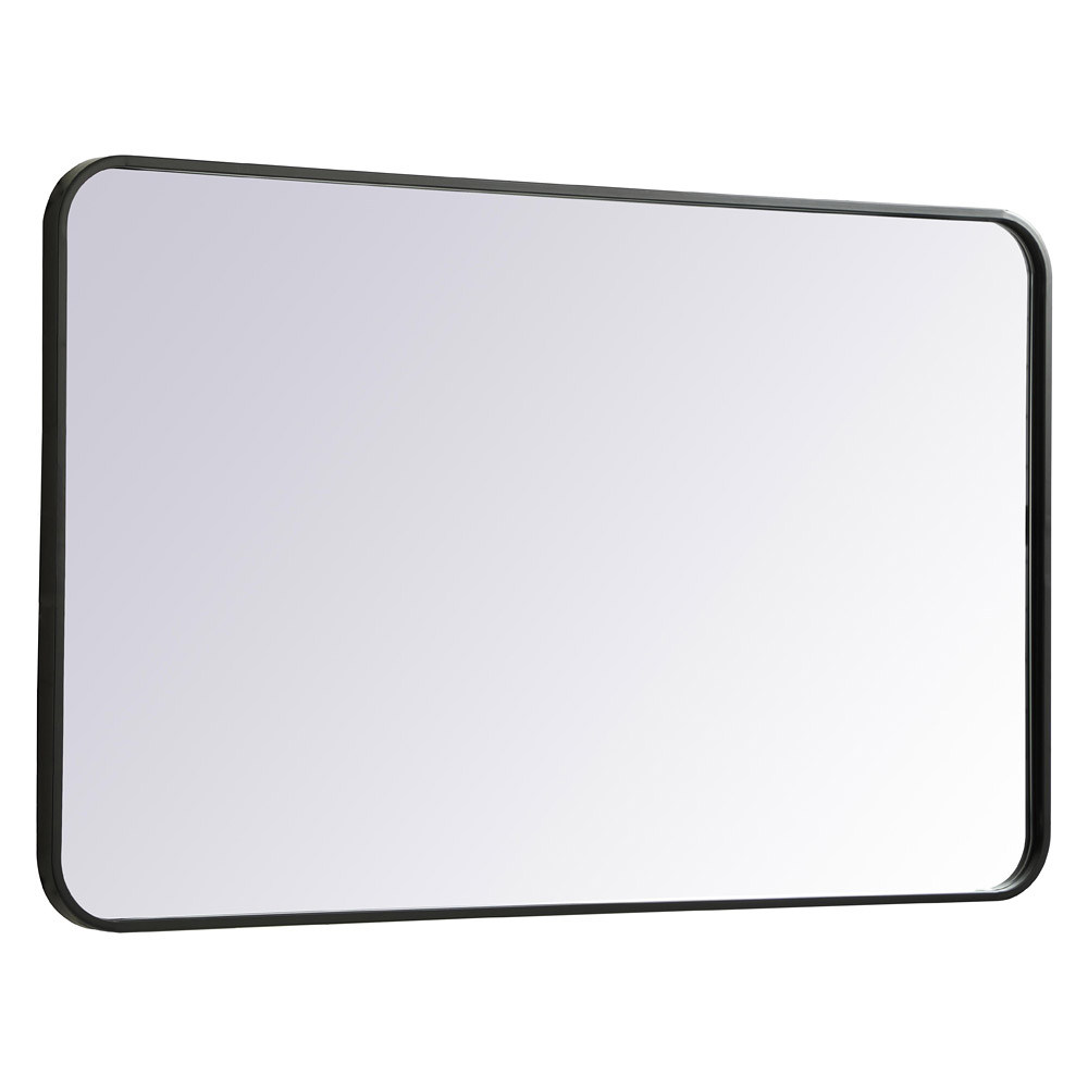 Elegant Wall Mirror - Black, L 40" (MR802440BK)