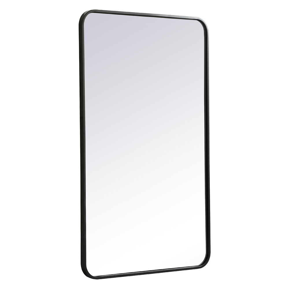 Elegant Wall Mirror - Black, L 40" (MR802440BK)