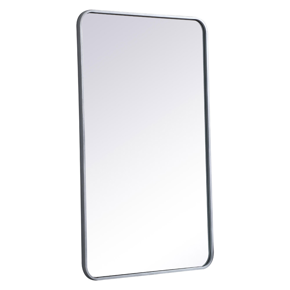 Elegant Wall Mirror - Silver, L 40" (MR802440S)