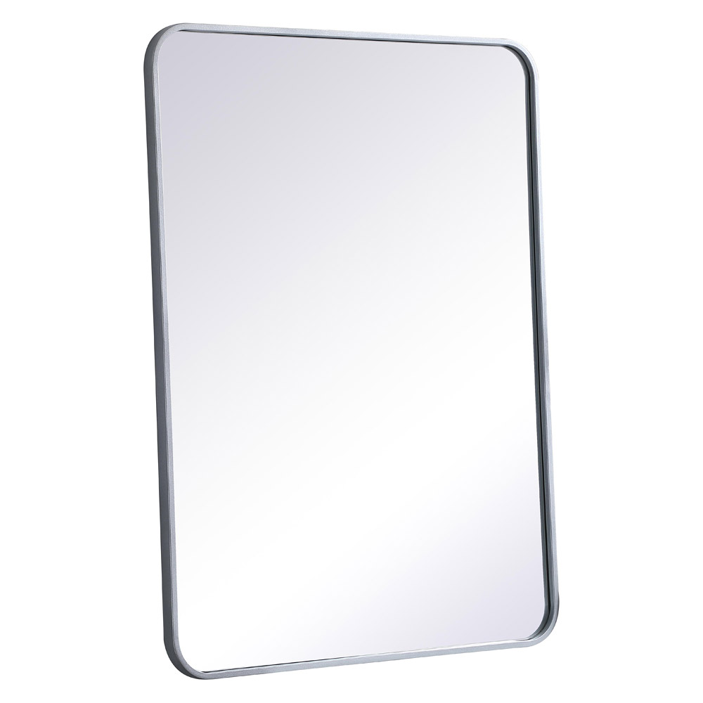 Elegant Wall Mirror - Silver, L 36" (MR802736S)