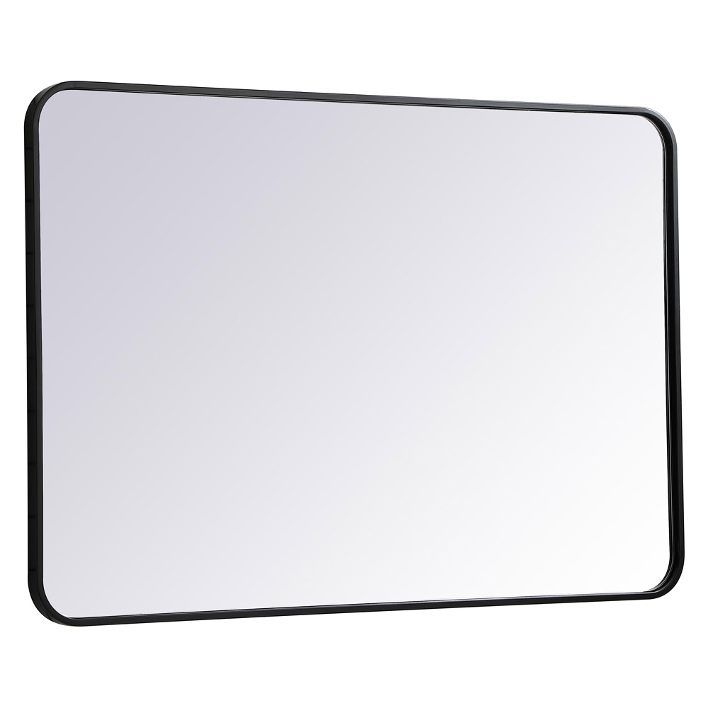 Elegant Wall Mirror - Black, L 40" (MR802740BK)