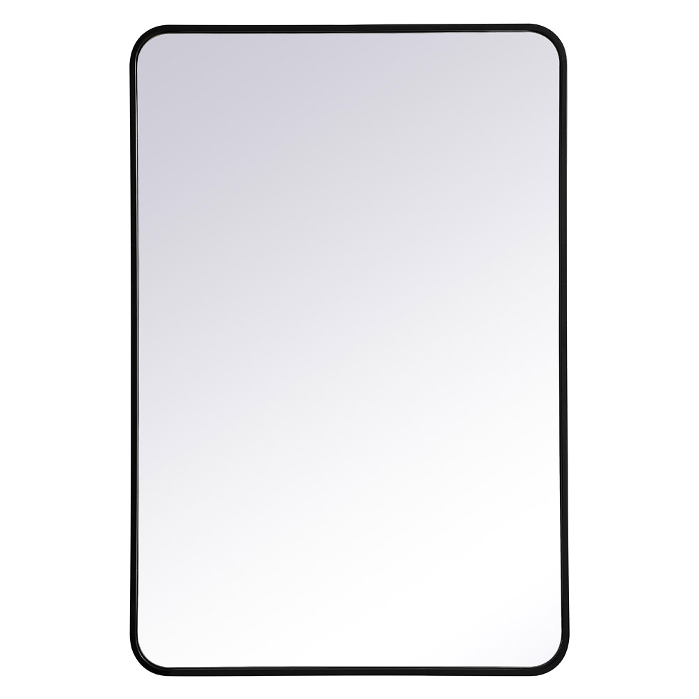 Elegant Wall Mirror - Black, L 40" (MR802740BK)