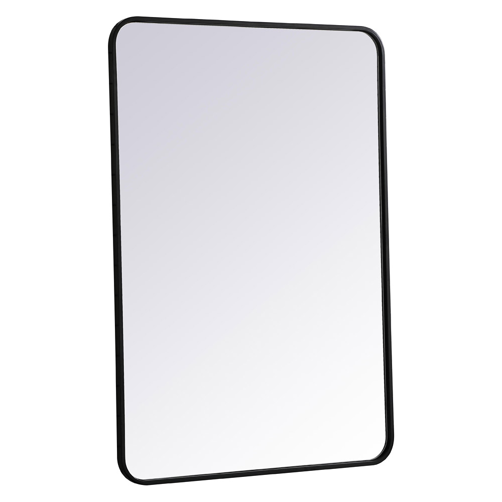 Elegant Wall Mirror - Black, L 40" (MR802740BK)