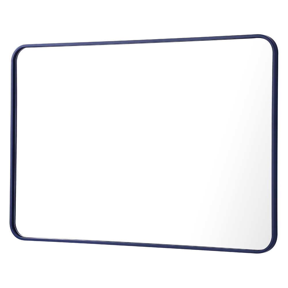 Elegant Wall Mirror - Blue, L 40" (MR802740BL)