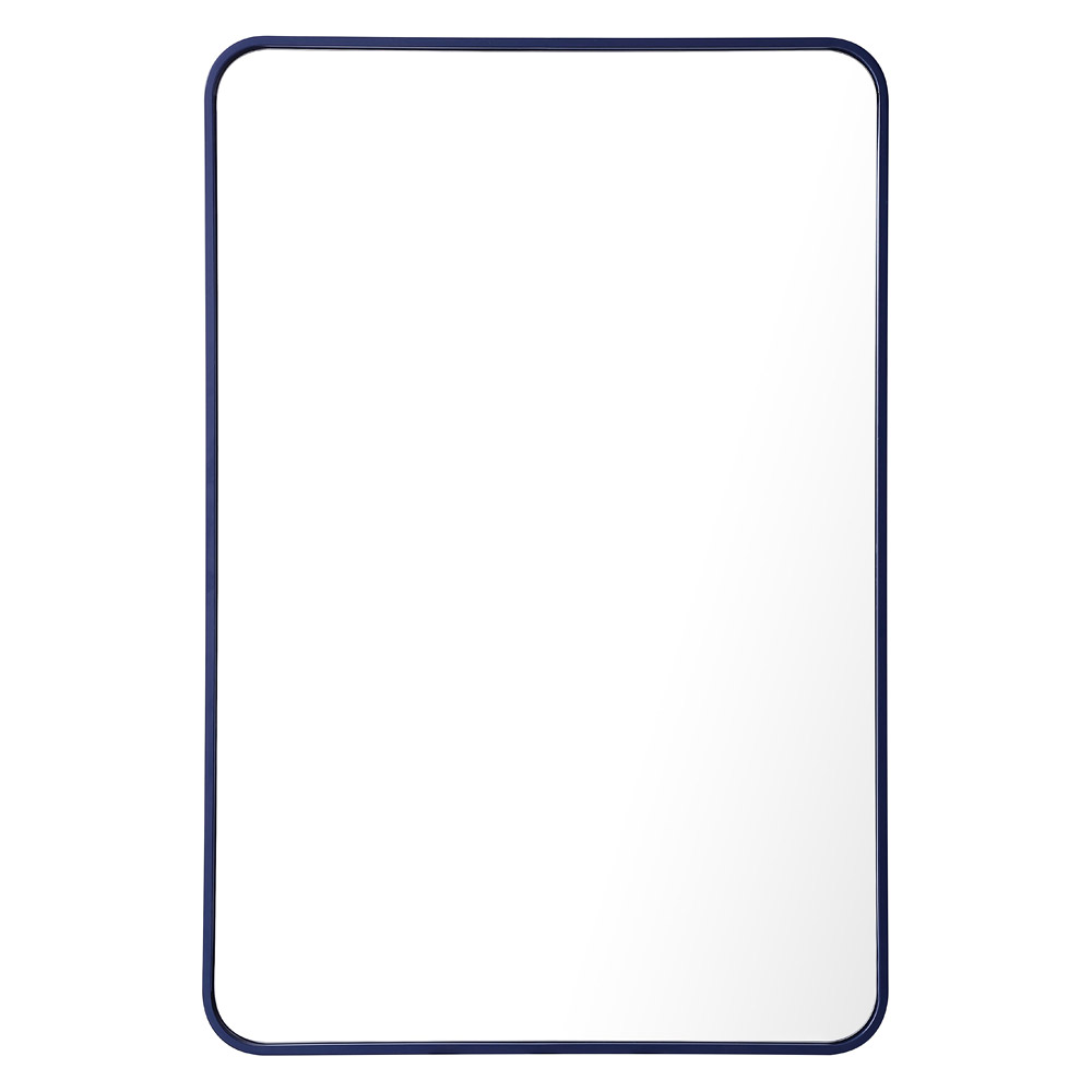 Elegant Wall Mirror - Blue, L 40" (MR802740BL)