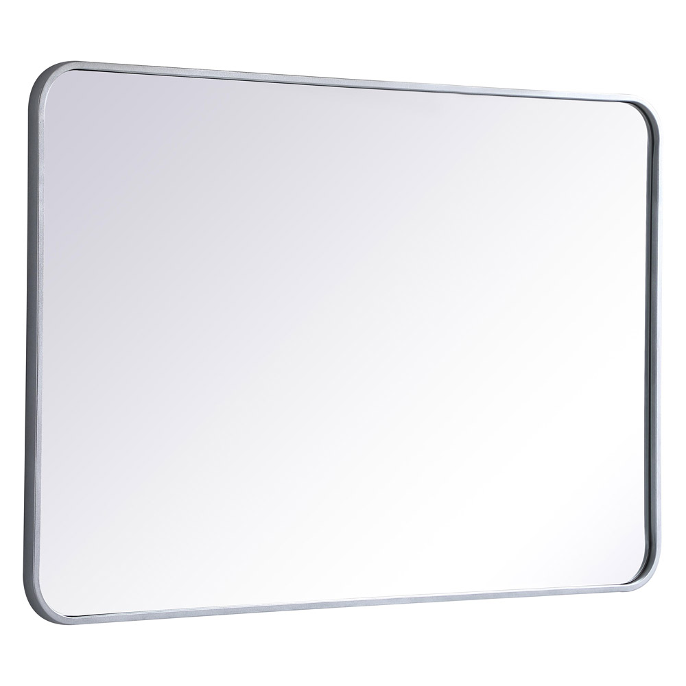 Elegant Wall Mirror - Silver, L 40" (MR802740S)