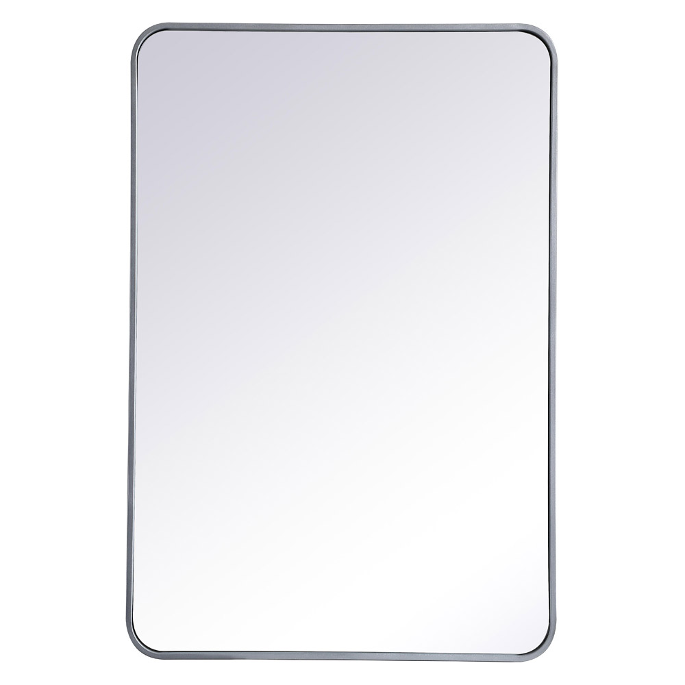 Elegant Wall Mirror - Silver, L 40" (MR802740S)