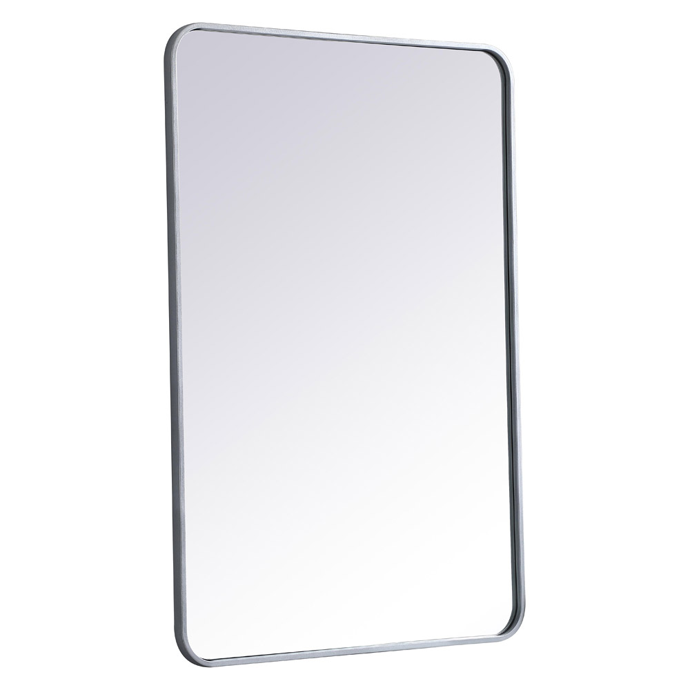 Elegant Wall Mirror - Silver, L 40" (MR802740S)