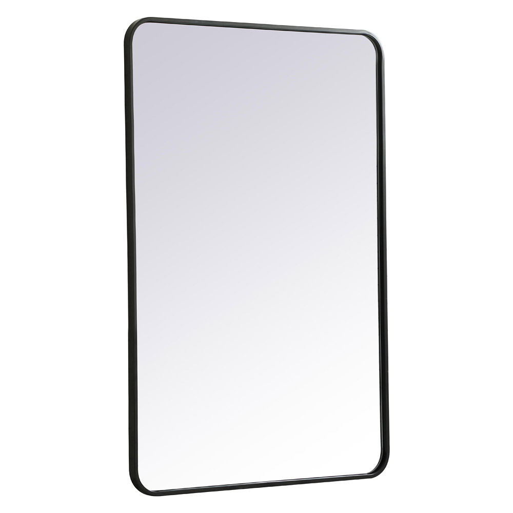 Elegant Wall Mirror - Black, L 42" (MR802842BK)