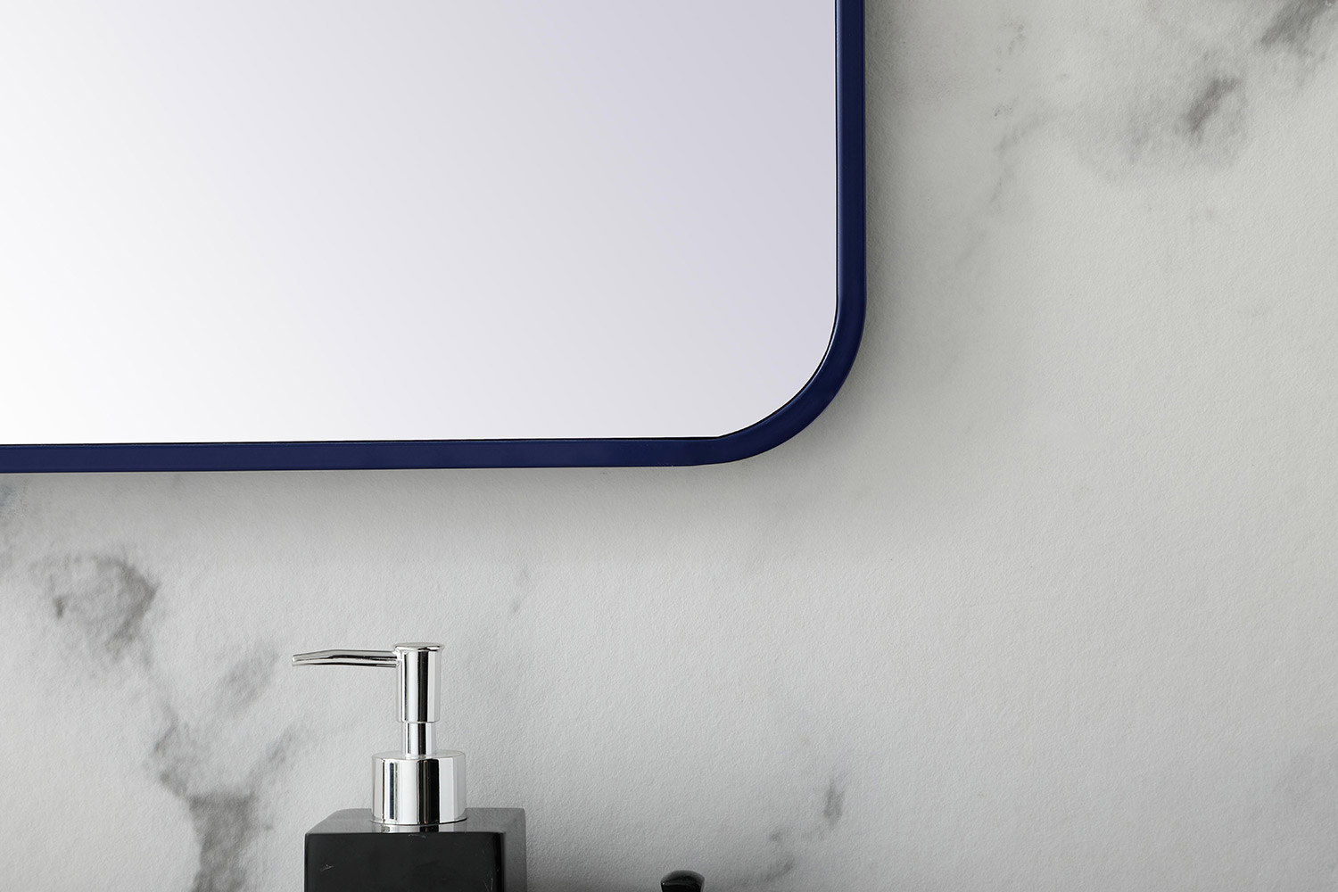 Elegant Wall Mirror - Blue, L 42" (MR802842BL)