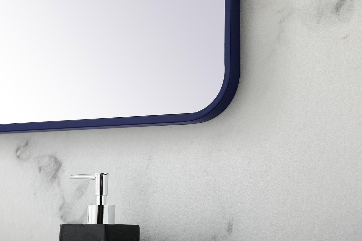 Elegant Wall Mirror - Blue, L 42" (MR802842BL)