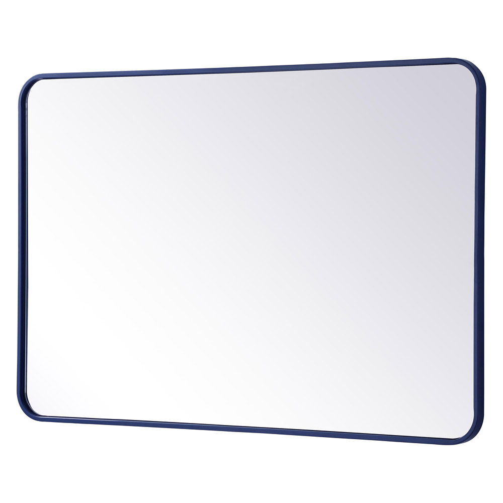 Elegant Wall Mirror - Blue, L 42" (MR802842BL)