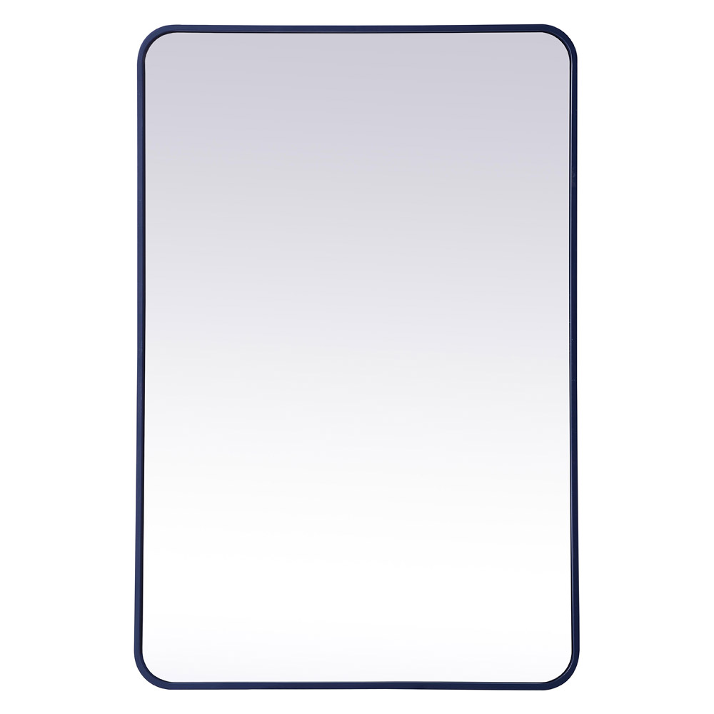 Elegant Wall Mirror - Blue, L 42" (MR802842BL)